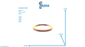 DICHTRING - 705057013000 passend für MTU Motoren