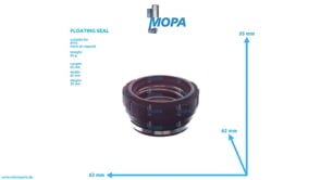 FLOATING SEAL - 0002040716 suitable for MTU engines