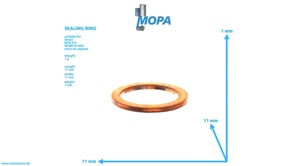 SEALING RING - 01118647 suitable for Deutz engines