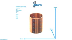 BEARING BUSHING - 5370550050 suitable for MTU engines