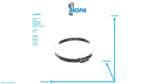 CLAMP - 000000000644 suitable for MTU engines