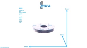 AUSGLEICHSCHEIBE - 0000174752 passend für MTU Motoren