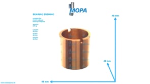 BEARING BUSHING - 03322430 suitable for MWM & Deutz engines