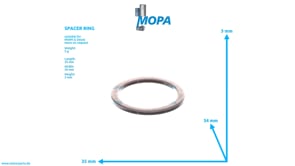 SPACER RING - 12163183 suitable for MWM & Deutz engines