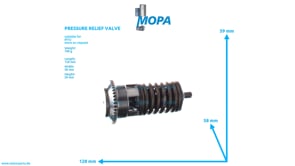 PRESSURE RELIEF VALVE - 5801801415 suitable for MTU engines