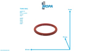 TORIC SEAL - 700429064000 suitable for MTU engines