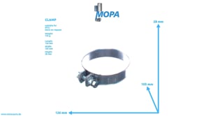 CLAMP - 900288102002 suitable for MTU engines