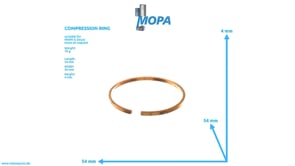 COMPRESSION RING - 01120087 suitable for MWM & Deutz engines