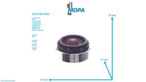 FLOATING SEAL - 0002017519 suitable for MTU engines