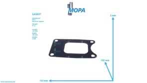 DICHTUNG - 5241420580 passend für MTU Motoren