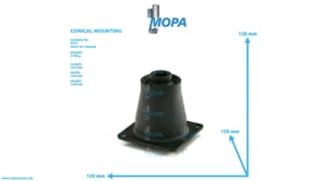 CONICAL MOUNTING - 0002370412 suitable for MTU engines