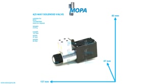 4/2-WAY SOLENOID VALVE - 0025402897 suitable for MTU engines