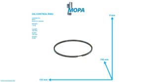 OIL CONTROL RING - 0090378218 suitable for MTU engines