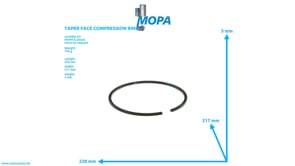 TAPER FACE COMPRESSION RING - 01163553 suitable for MWM & Deutz engines