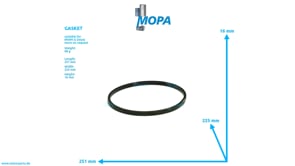 GASKET - 02000794 suitable for MWM & Deutz engines