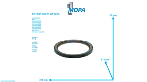 ROTARY SHAFT LIP SEAL - 0249975047 suitable for MTU engines