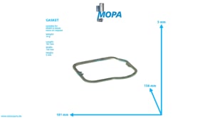 GASKET - 02929272 suitable for MWM & Deutz engines