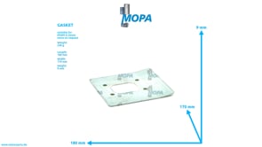 GASKET - 04054674 suitable for MWM & Deutz engines