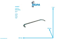 GASKET - 12028087 suitable for MWM & Deutz engines