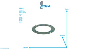 GASKET - 12140788 suitable for MWM & Deutz engines