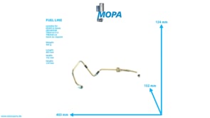 FUEL LINE - 12276492 suitable for MWM & Deutz engines