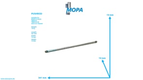 PUSHROD - 12312954 suitable for MWM & Deutz engines