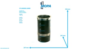 CYLINDER LINER - 12453387 suitable for MWM & Deutz engines