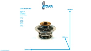 COOLANT PUMP - 5062000601 suitable for MTU engines