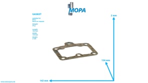 GASKET - 5070810480 suitable for MTU engines