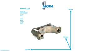 BEARING CAP - 51011056044 suitable for MAN D-engines