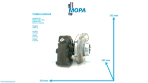 ABGASTURBOLADER - 51091007638 passend für MAN D Motoren