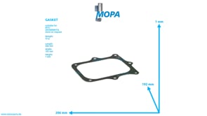 GASKET - 5240111380 suitable for MTU engines