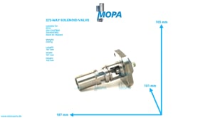 2/2-WAY SOLENOID VALVE - 5801801315 suitable for MTU engines