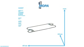 GASKET - 8692030123 suitable for MTU engines