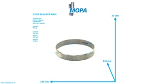 COKE SCRAPER RING - 04094338 suitable for MWM & Deutz engines