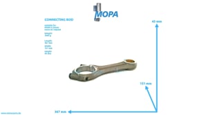 CONNECTING ROD - 12313359 suitable for MWM & Deutz engines