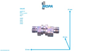 2/2-WAY SOLENOID VALVE - 5849970187 suitable for MTU engines