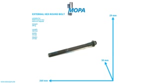 EXTERNAL HEX ROUND BOLT - 51900200500 suitable for MAN D-engines