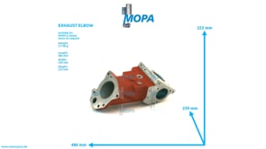 ABGASKRUEMMER - 04070013 passend für MWM & Deutz Motoren