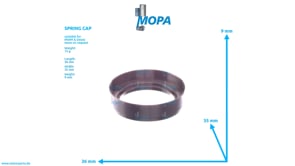 SPRING CAP - 12034916 suitable for MWM & Deutz engines