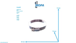 CLAMP - 000000000672 suitable for MTU engines