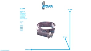 CLAMP - 000000000667 suitable for MTU engines