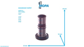 MUSHROOM TAPPET - 12276301 suitable for MWM & Deutz engines