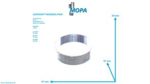 CAMSHAFT BEARING PAIR - 5240510110 suitable for MTU engines