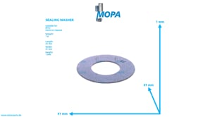 DICHTSCHEIBE - 5249970040 passend für MTU Motoren