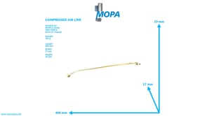 COMPRESSED AIR LINE - 04003725 suitable for MWM & Deutz engines