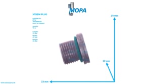 SCREW PLUG - 735210018000 suitable for MTU engines