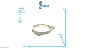 FLANGE - 5561400744 suitable for MTU engines