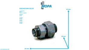 NON-RETURN VALVE - 735080018201 suitable for MTU engines