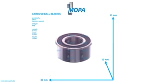 GROOVED BALL BEARING - 01171646 suitable for Deutz engines